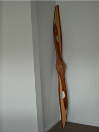 V-1-3 wooden prop on end