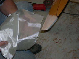 V-4-9 fiberglass for tip re